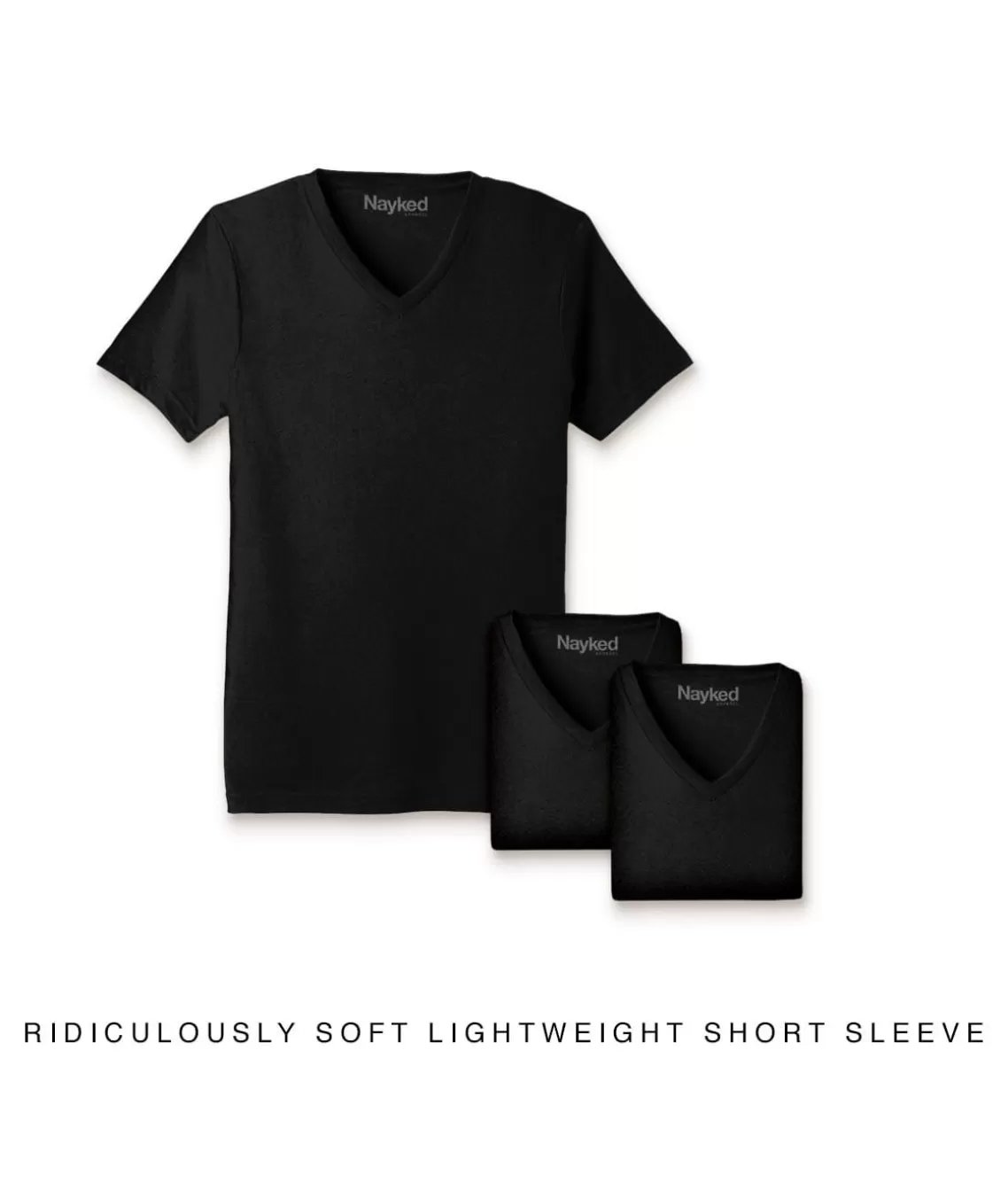 Discount Men'S 3Pk Ridiculously Soft Lightweight V-Neck T-Shirt Men T-Shirt Packs