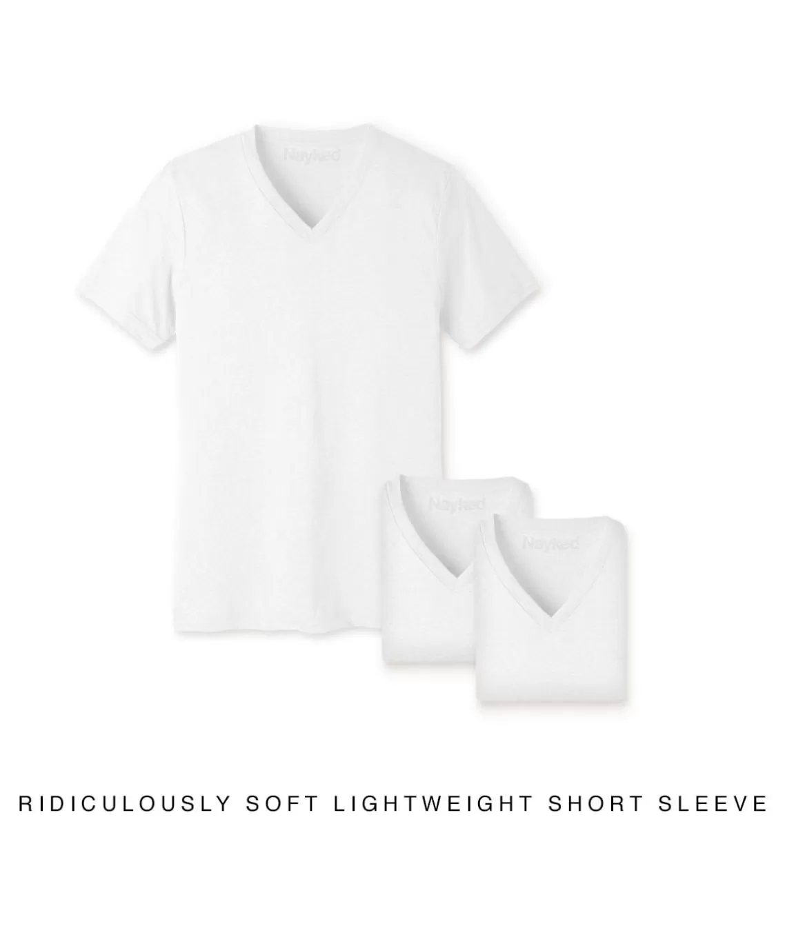Discount Men'S 3Pk Ridiculously Soft Lightweight V-Neck T-Shirt Men T-Shirt Packs