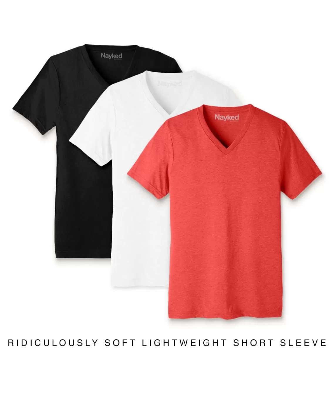 Shop Men'S 3Pk Ridiculously Soft Lightweight V-Neck T-Shirt Favorites Men T-Shirts