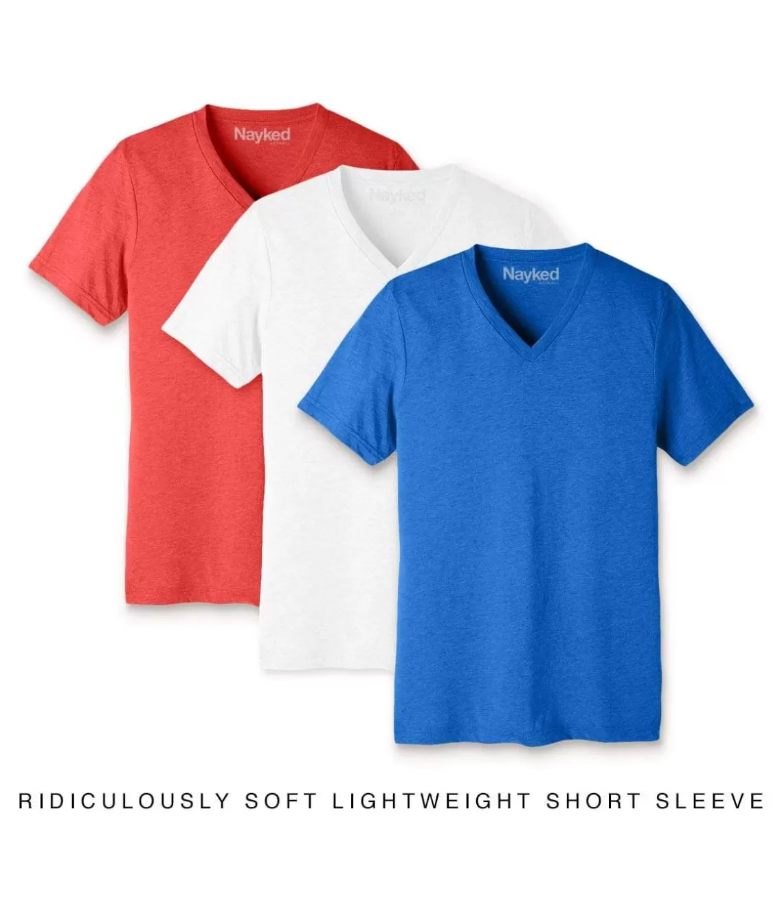 Shop Men'S 3Pk Ridiculously Soft Lightweight V-Neck T-Shirt Favorites Men T-Shirts