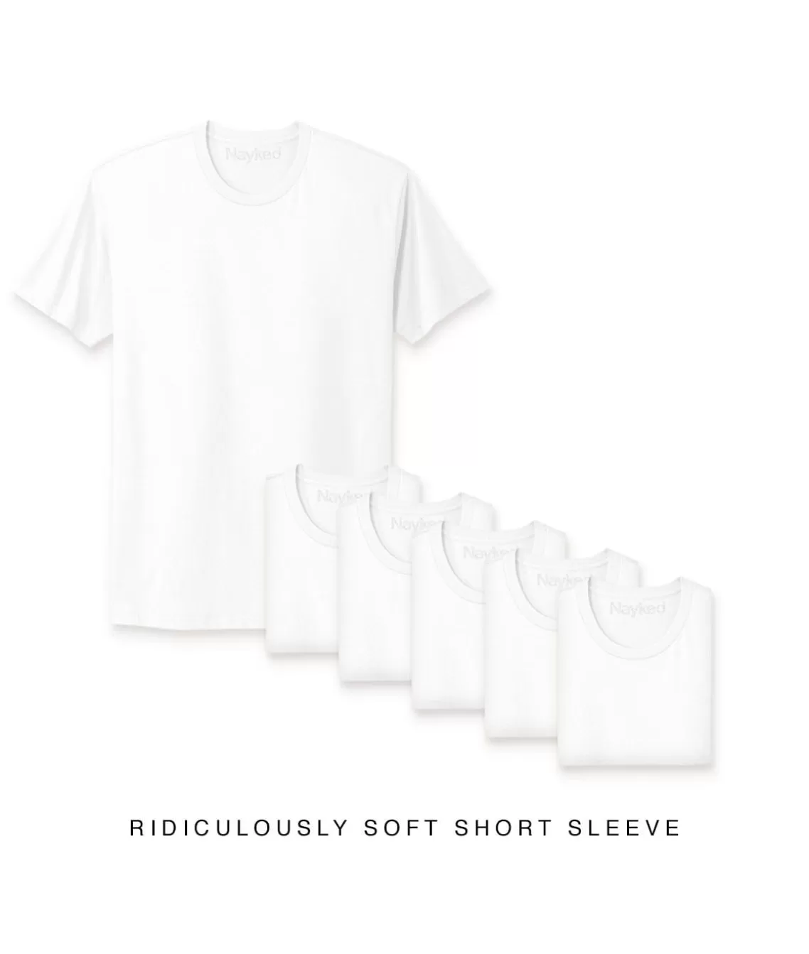 Discount Men'S 6Pk Ridiculously Soft Short Sleeve Crew Neck 100% Cotton T-Shirt Men Shirts