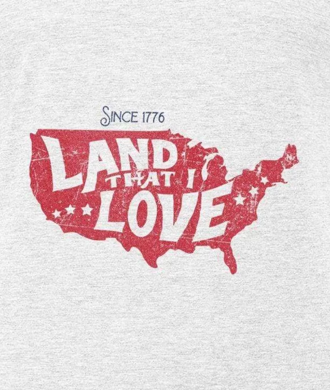 Online Men'S Ridiculously Soft Lightweight Long Sleeve Graphic Tee | Land That I Love Men T-Shirts