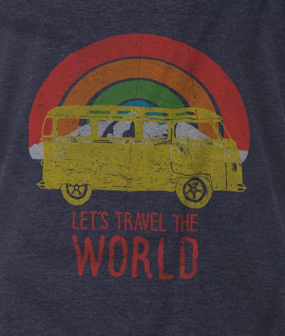 Best Sale Men'S Ridiculously Soft Midweight Graphic Tee | Let'S Travel The World Men Shirts