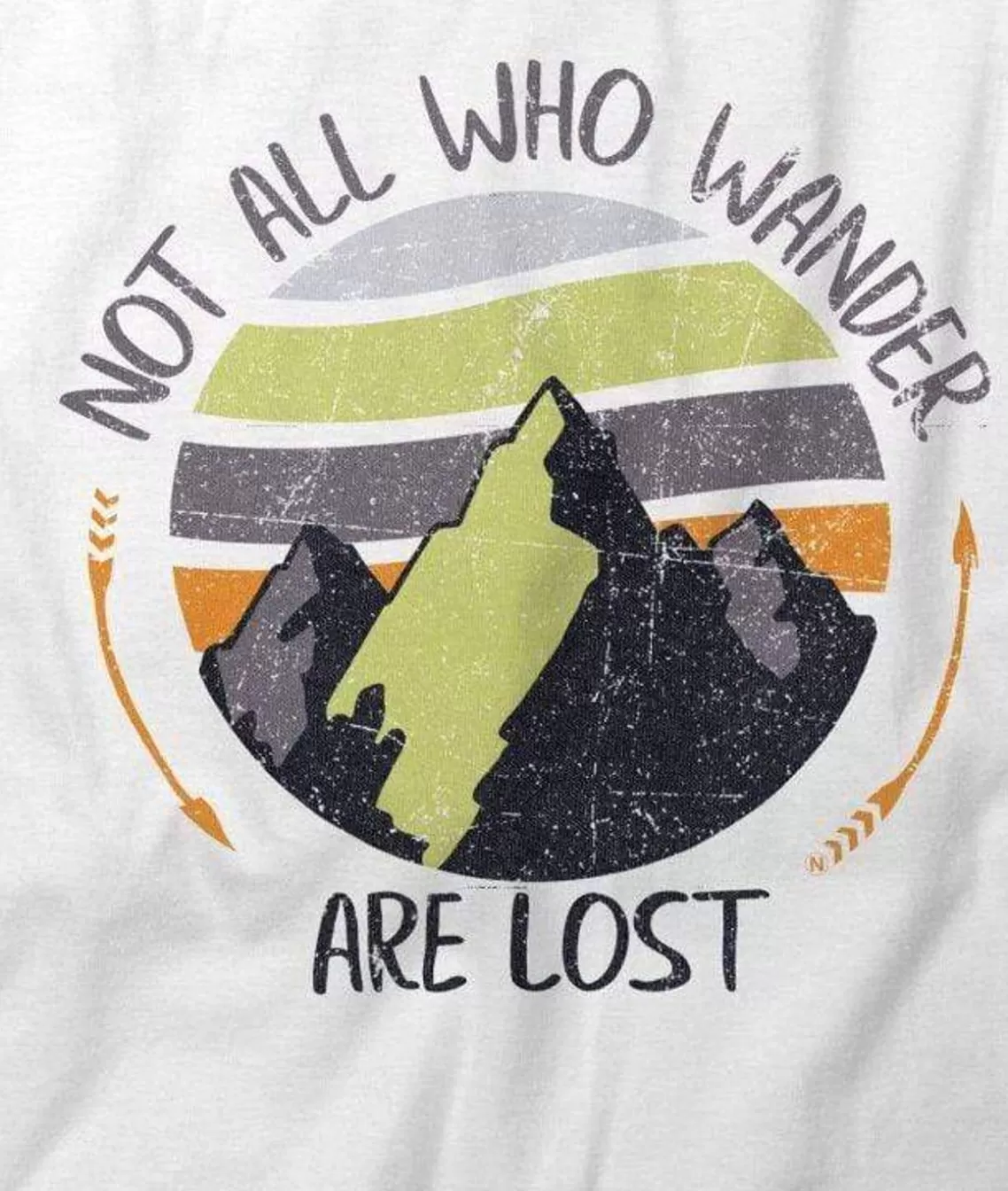 Sale Men'S Ridiculously Soft Midweight Graphic Tee | Not All Who Wander Are Lost Men T-Shirts