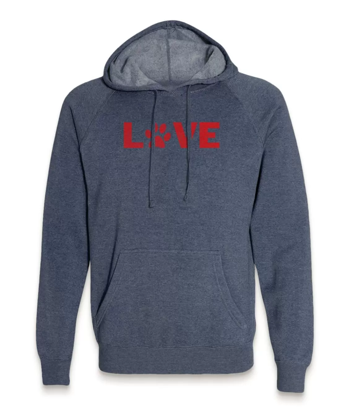 Sale Men'S Ridiculously Soft Midweight Raglan Hooded Valentine'S Day Graphic Sweatshirt | Love My Pet Men Hoodies & Sweatshirts