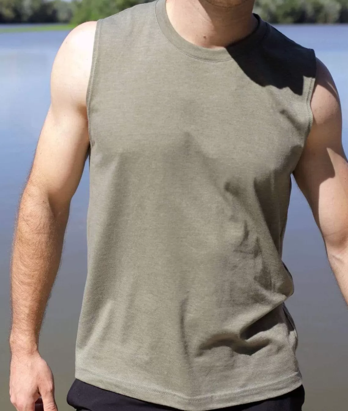 Cheap Men'S Ridiculously Soft Muscle Tank Men Workout Wear