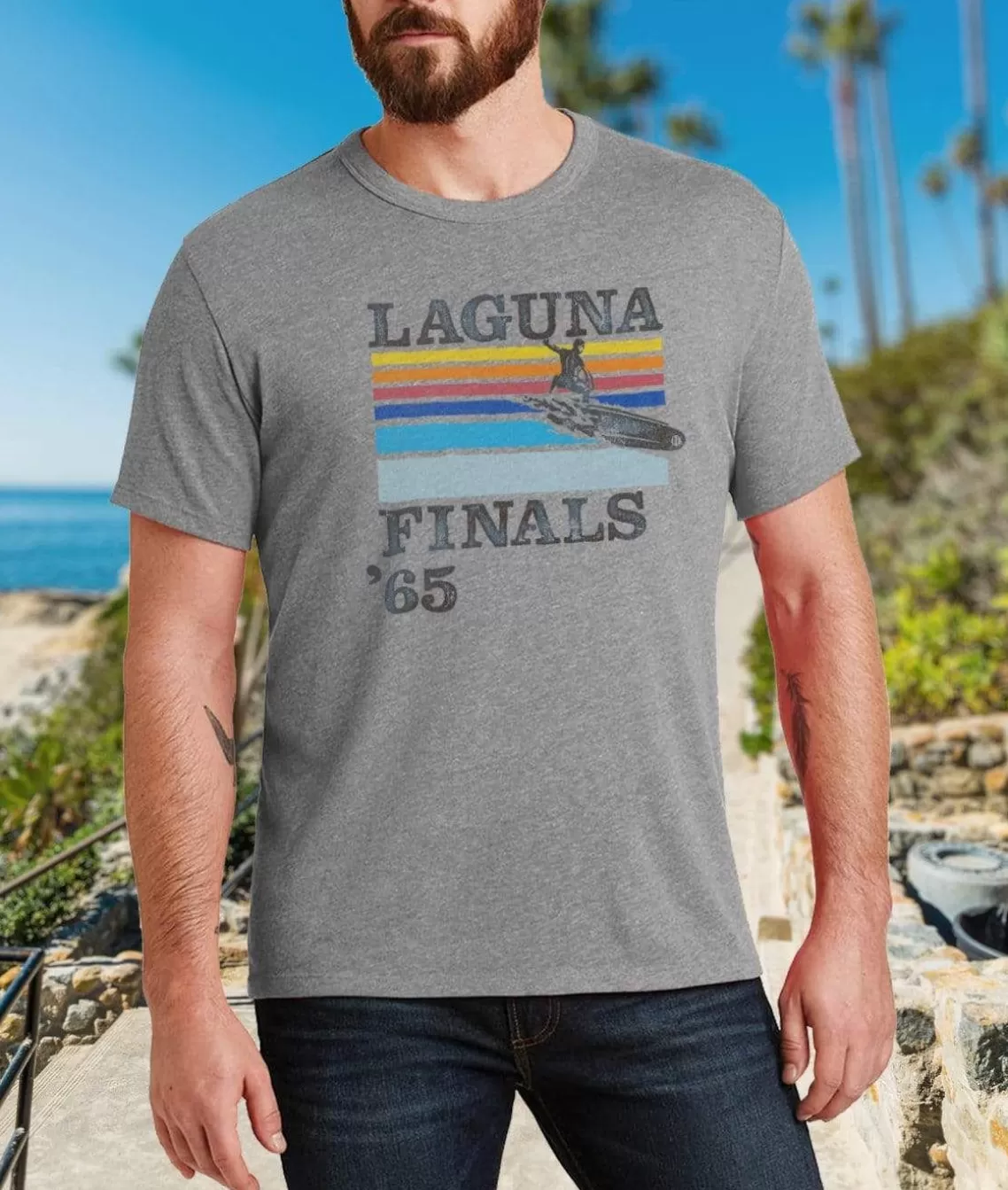 Flash Sale Men'S Ridiculously Soft Vintage Graphic T-Shirt | Laguna Finals Men T-Shirts