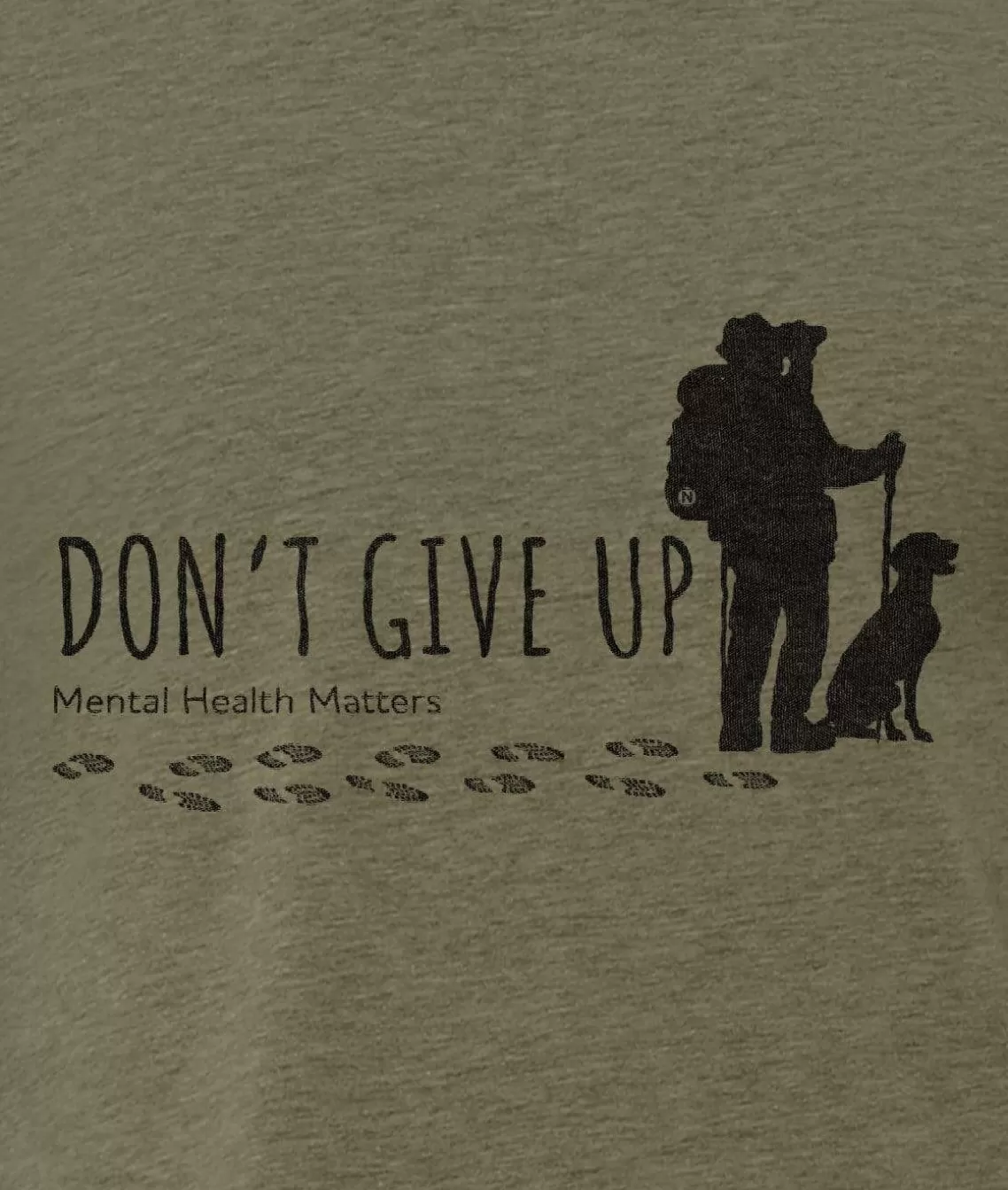 Clearance Ridiculously Soft Crew Neck Graphic T-Shirt | Don'T Give Up-Hike With Your Dog Men T-Shirts