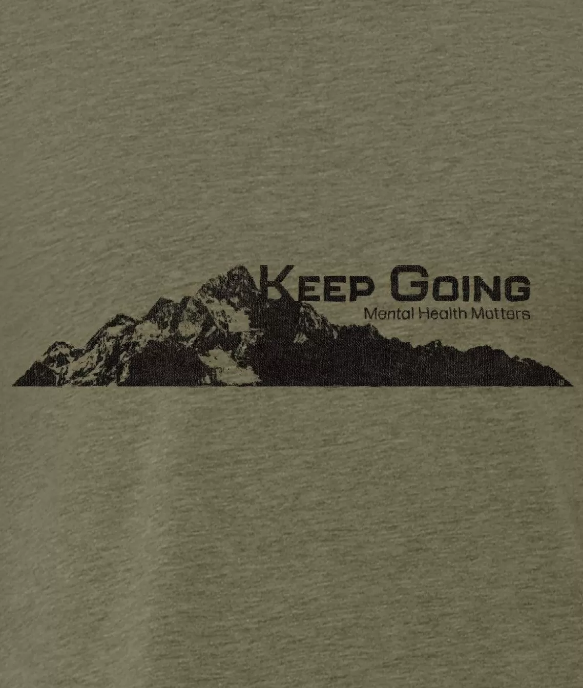 Shop Ridiculously Soft Crew Neck Graphic T-Shirt | Keep Going Mountain View Men Shirts