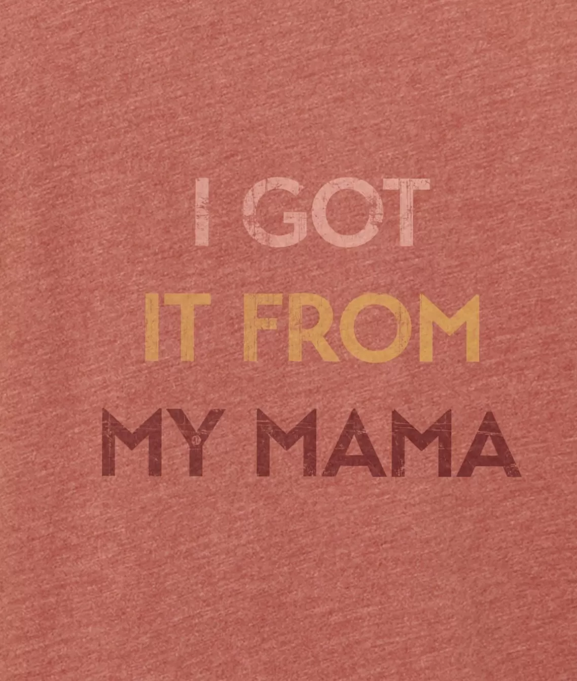 Flash Sale Ridiculously Soft Heather Sueded Graphic Tee | I Got It From My Mama Women Tops