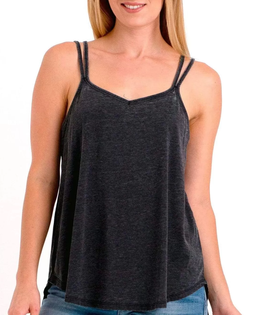 Flash Sale Ridiculously Soft Vintage Wash Strappy Tank Women Tops