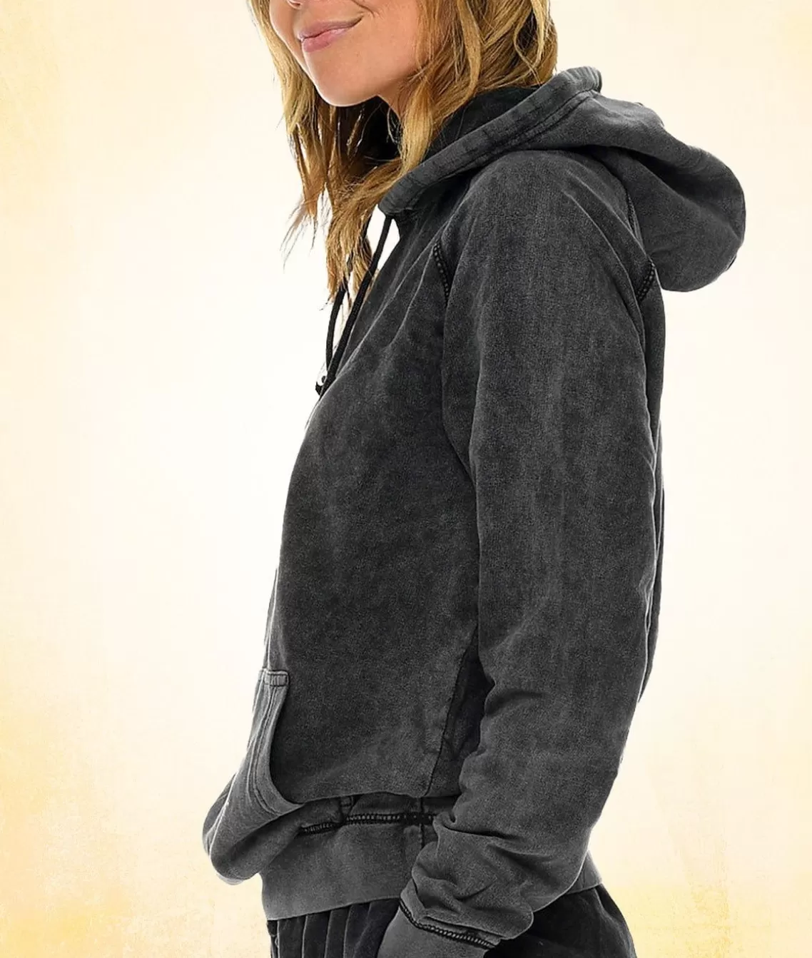 Discount Women'S Oversized Vintage Fleece Raglan Hoodie Women Tops