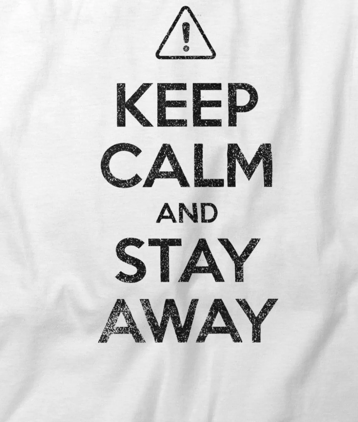 New Women'S Ridiculously Soft 100% Cotton Graphic Tee | Keep Calm And Stay Away Women Tops