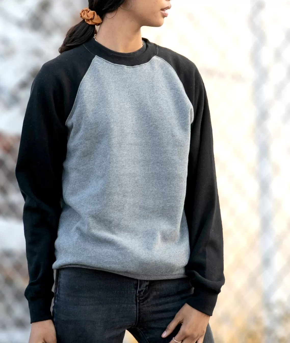 Cheap Women'S Ridiculously Soft Boyfriend Colorblocked Raglan Pullover Women Tops