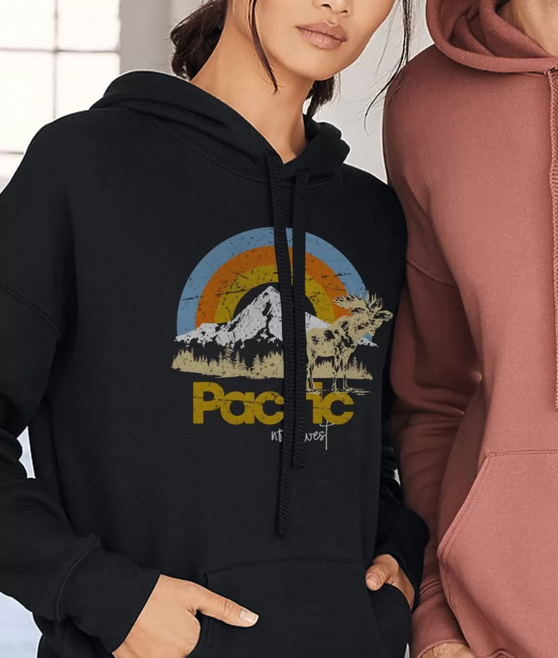 Fashion Women'S Ridiculously Soft Graphic Oversized Pullover Sweatshirt | Pacific Northwest Women Tops