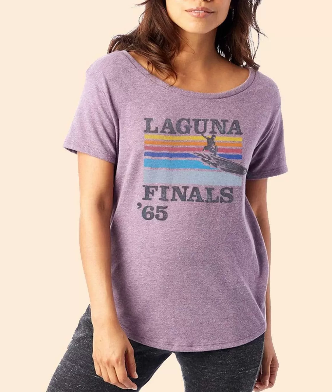 Online Women'S Ridiculously Soft Graphic Vintage Oversized Tee | Laguna Finals Women Tops