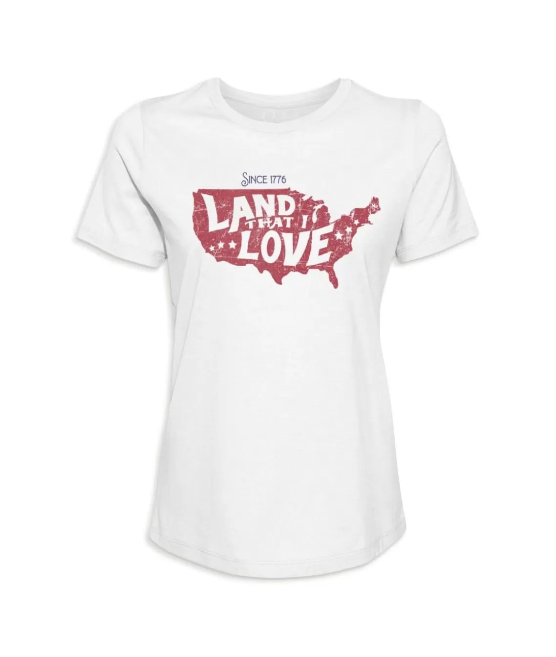 Discount Women'S Ridiculously Soft Lightweight Graphic Tee | Land That I Love Women T-Shirts