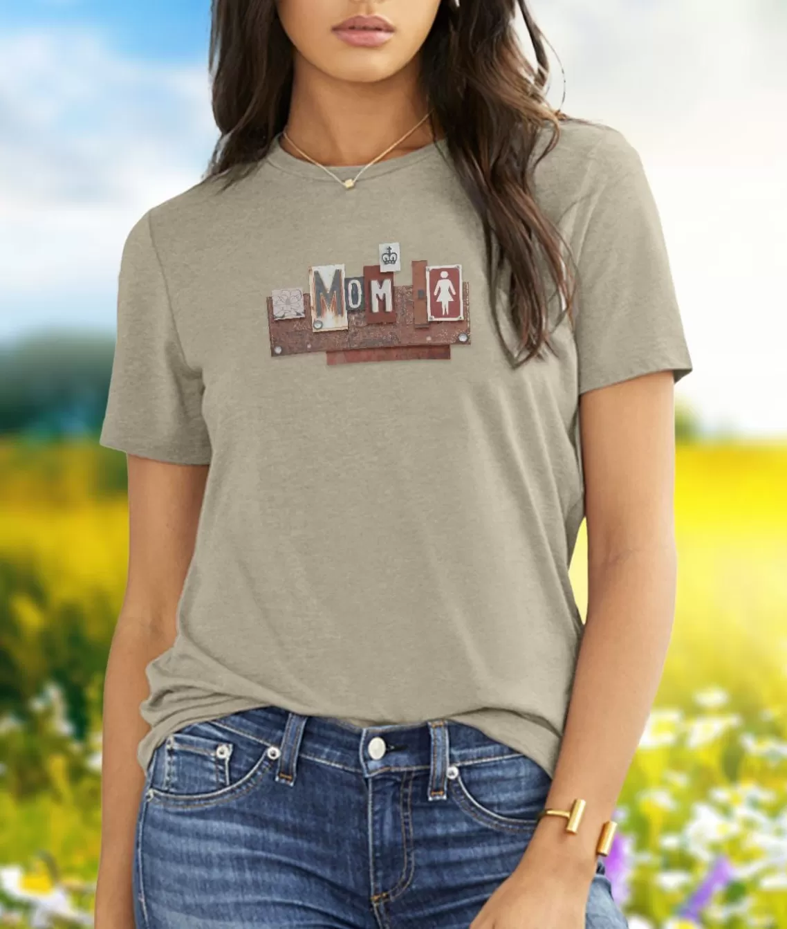 Shop Women'S Ridiculously Soft Midweight Graphic Tee | License Plate Art: Mom Women Tops