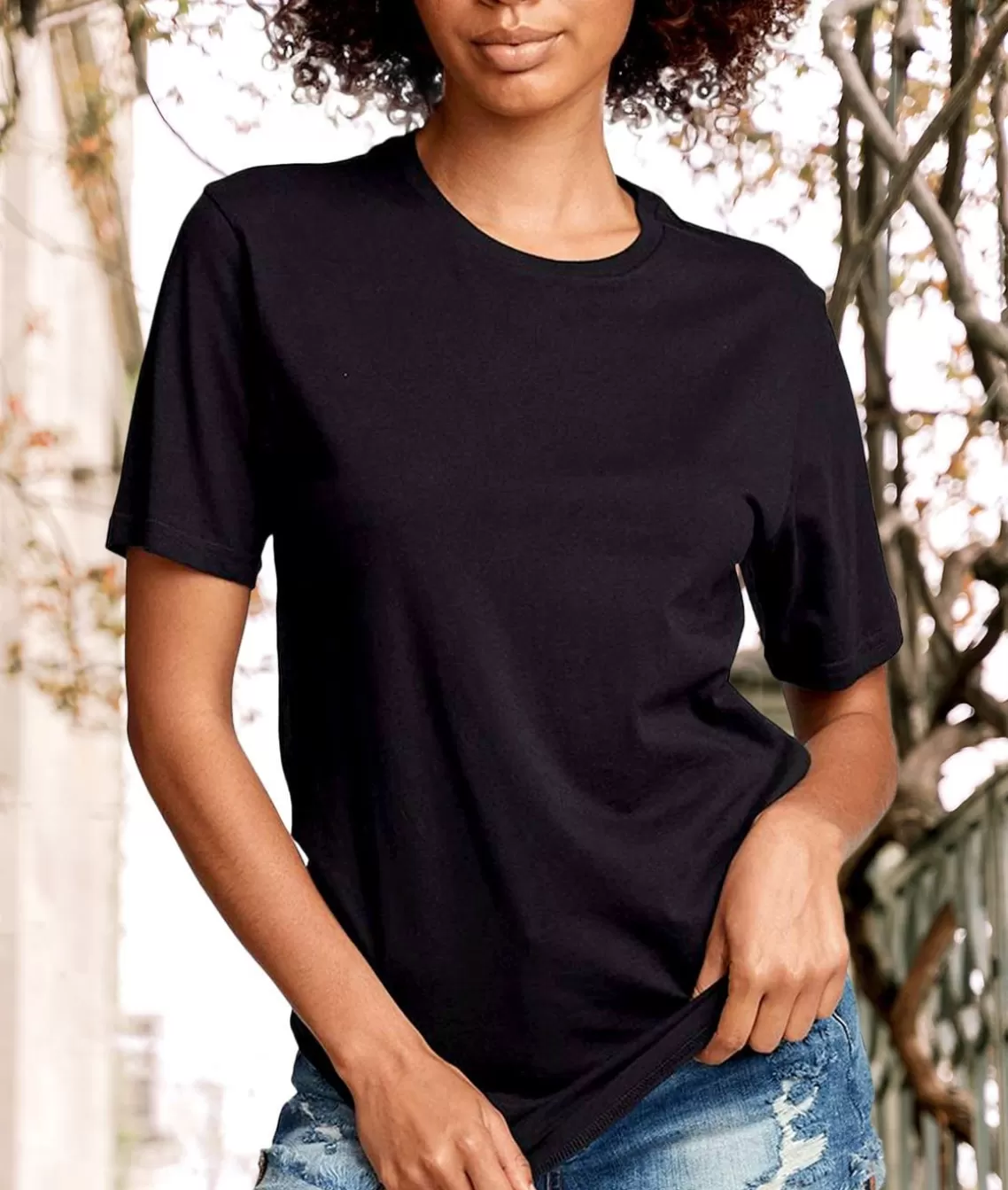 Cheap Women'S Ridiculously Soft Oversized Curved Hem Long Tee Women T-Shirts