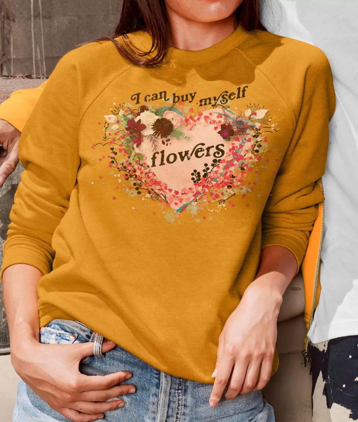 Shop Women'S Ridiculously Soft Oversized Graphic Fleece Pullover | I Can Buy Myself Flowers Women Tops