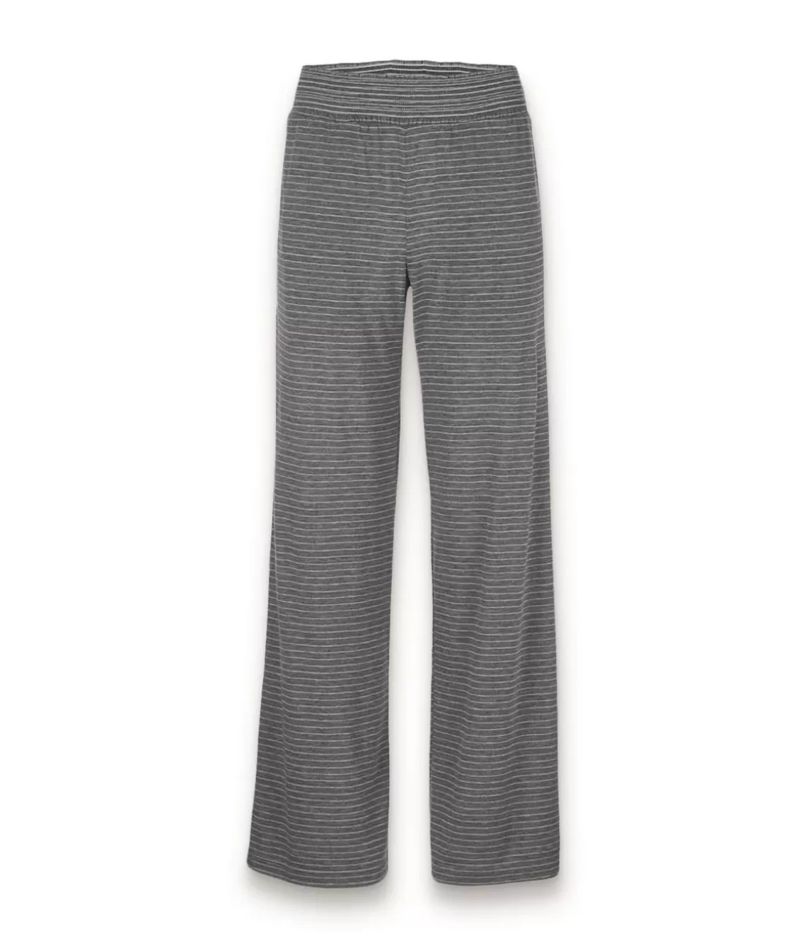 Sale Women'S Ridiculously Soft Shirred Wide Leg Fine Line Striped Lounge Pants Women Bottoms Skirts & Dresses