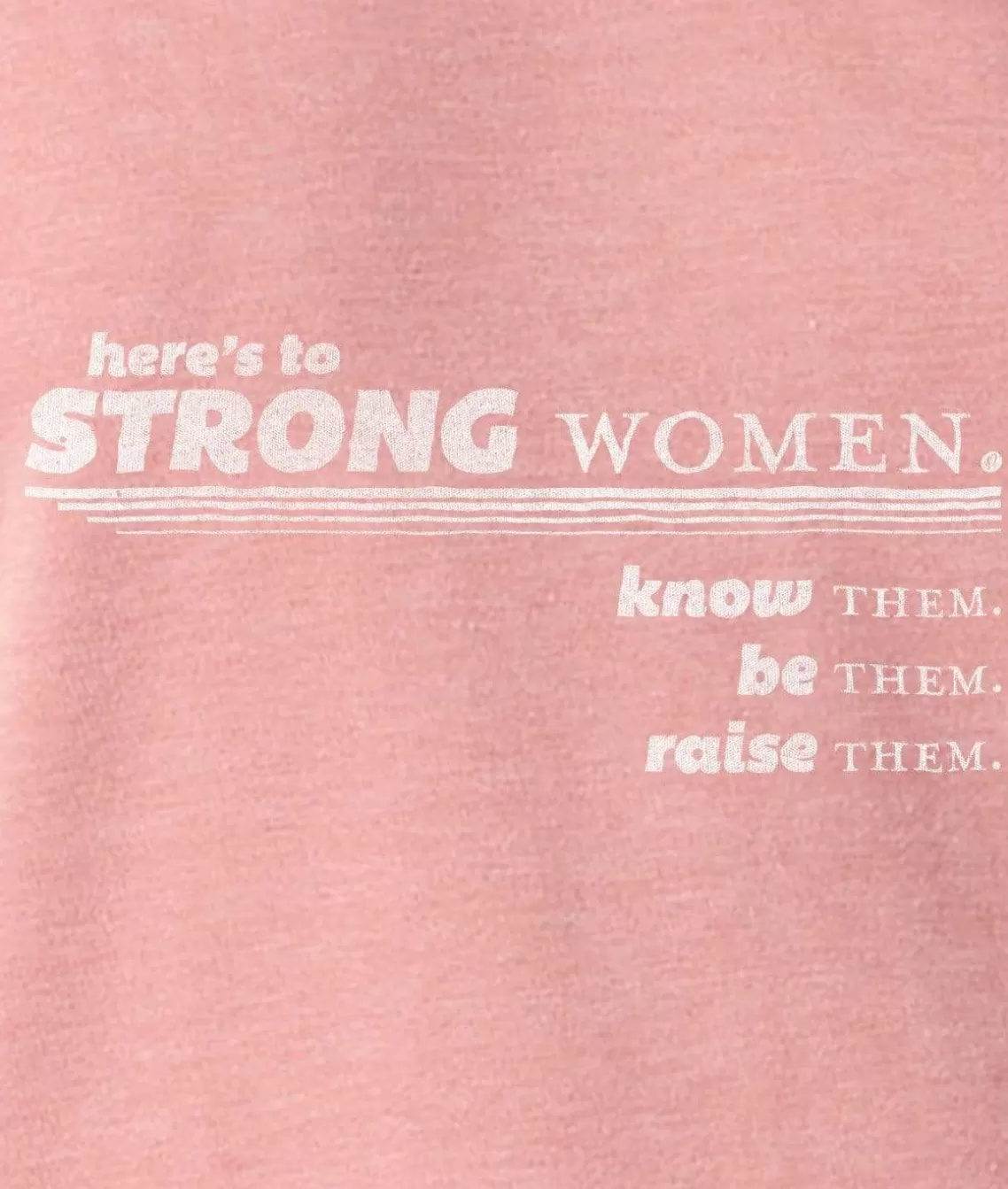 Store Women'S Soft Burnout French Terry Graphic Pullover | Here'S To Strong Women Women Tops